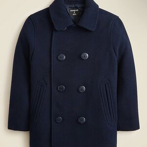 J.Crew Crewcuts Kids Navy Pea Coat